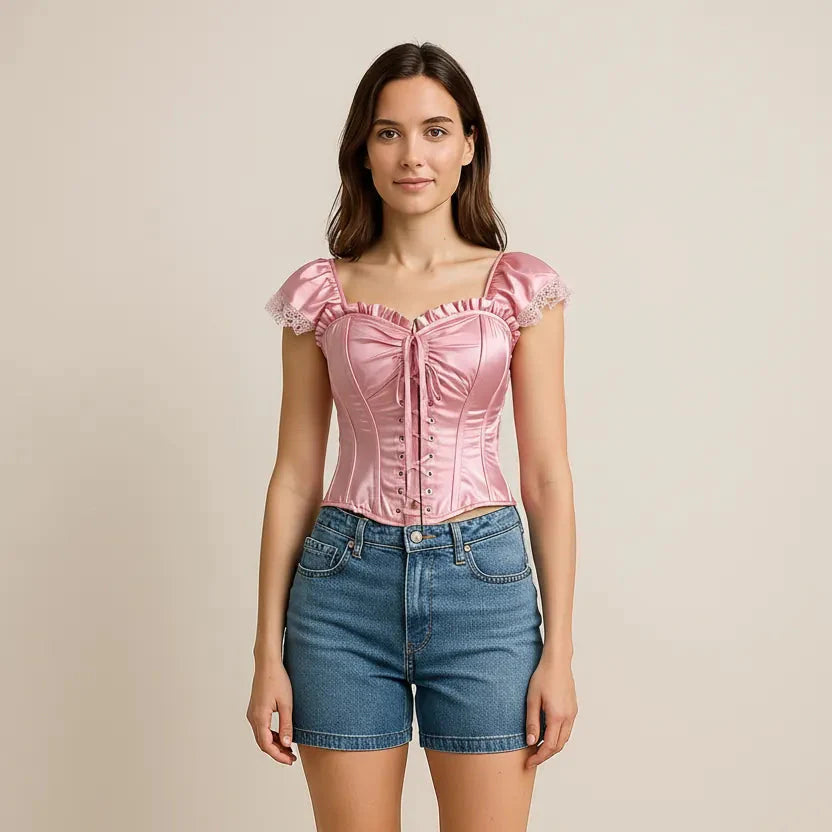 Glam Girls Pink Queen Corset