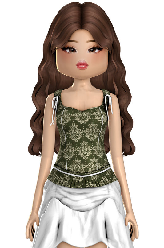 The Vintage Rose Damask Corset