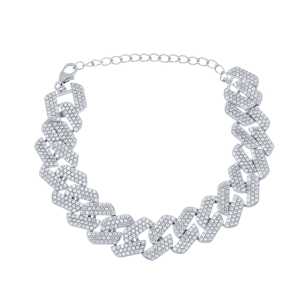 The "Level Up" Iced Chain Bracelet