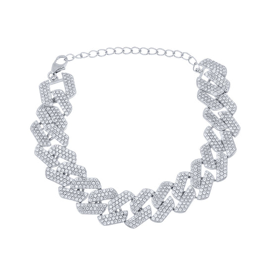 The "Level Up" Iced Chain Bracelet