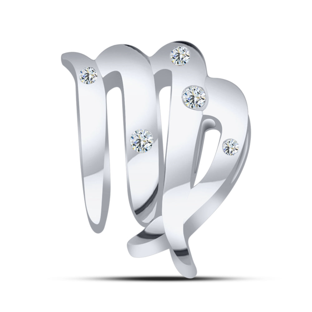 Dainty Virgo Zodiac Pendant