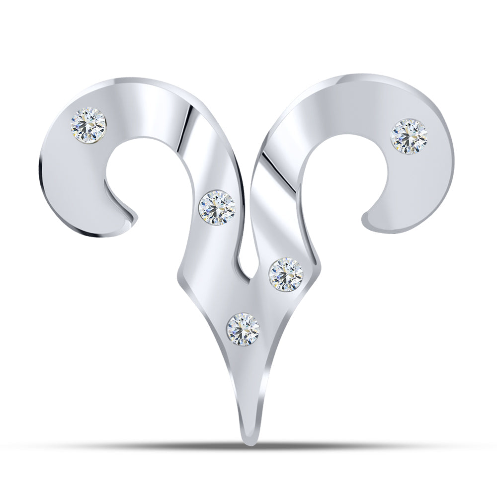 Bold Aries Zodiac Pendant