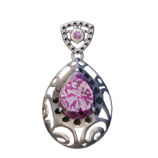 Rosé Reverie Pendant
